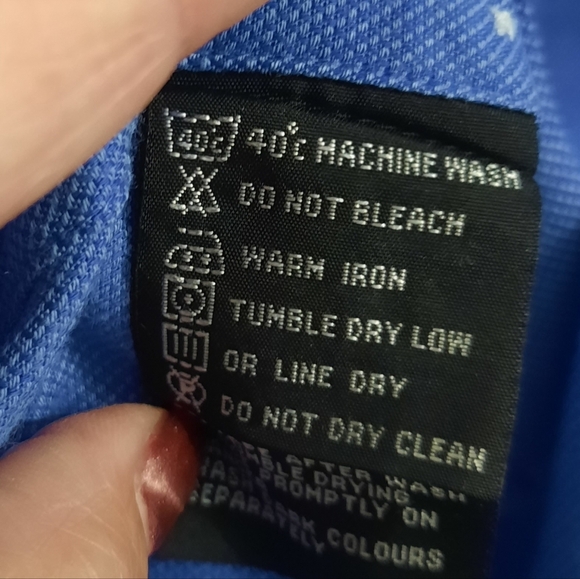 Austin Reed 16 1/2 Blue Men's Shirt - Picture 3 of 10